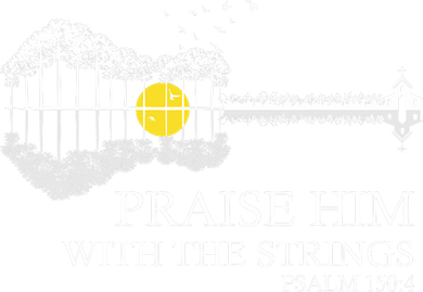Praise Him With The Strings Christian Guitar Player Hat