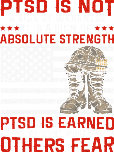 PTSD Is A Sign Of Absolute Strength US Military Veteran PTSD Women's Tank Top