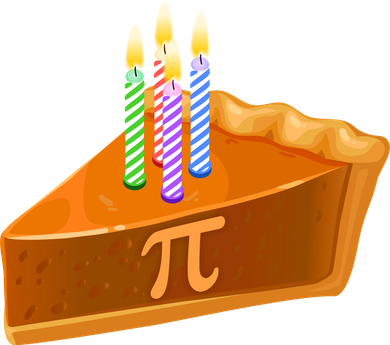 3.14 Happy Pi Day March 14 Birthday Slice Of Pie Coffee Mug