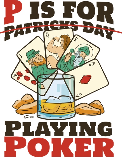 P Is For Poker St Patrick's Day Mousepad