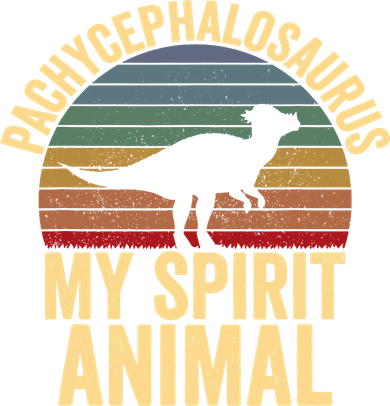 Pachycephalosaurus Is My Spirit Animal Dinosaur Lover Doggie Tank