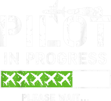 Pilot In Progress Kid Future Pilot Airplane Aviation Flying Ornament