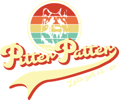 Pitter Patter Let's Get At Er Retro Kids Long Sleeve Shirt