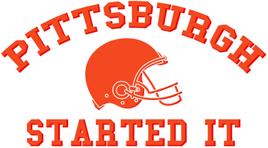 Pittsburgh Started It Football Kids Sweatshirt