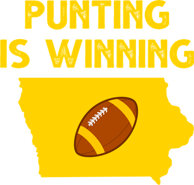 Punting Is Winning Iowa Football Baby Bodysuit