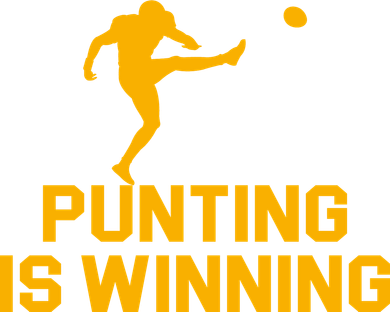 Punting Is Winning Football Lover Baby Bodysuit