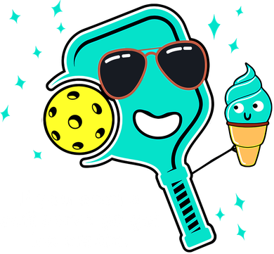 Pickleball If You Want A Soft Serve Go Get Ice Cream Funny Women's Hoodie