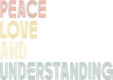 Peace Love And Understanding Inspirational Women's Tank Top