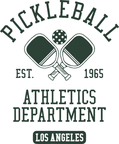 Pickleball Los Angeles Athletics Department Est 1965 Sports Pajama Set