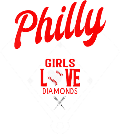  Philly Love Baseball Philadelphia Fan Funny  Women's Sweatshirt