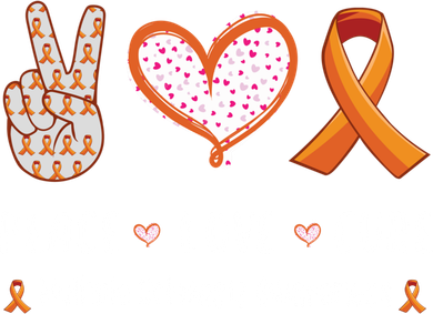 Peace Love Cure Multiple Sclerosis Awareness Gift Toddler T-Shirt