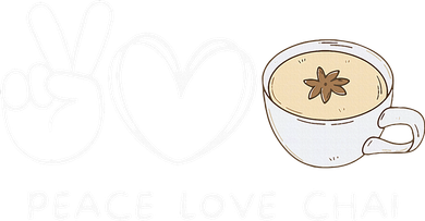 Peace Love Chai Tea Retro Chai Tea Lover Doddie Hoodie