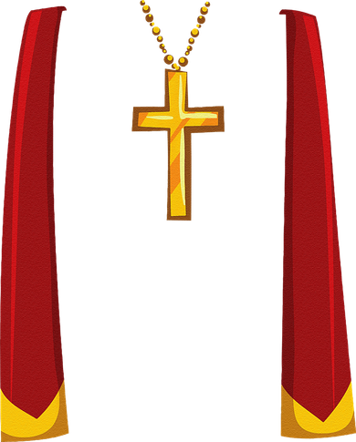 Priest Lazy DIY Halloween Costume Minister Pastor Preacher Ceramic Ornament