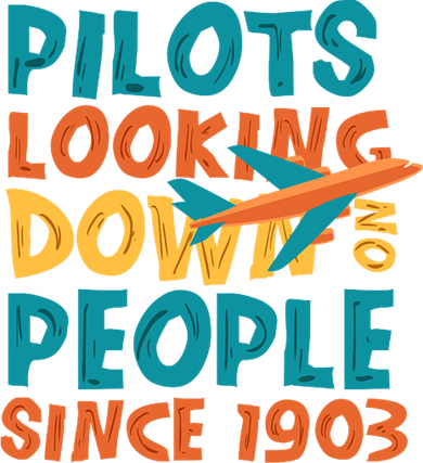 Pilots Looking Down On People Since 1903 Funny Mousepad