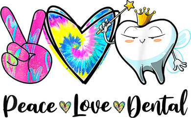 Peace Love Dental Hygienist Dental Assistant Dentist Office Toddler Hoodie