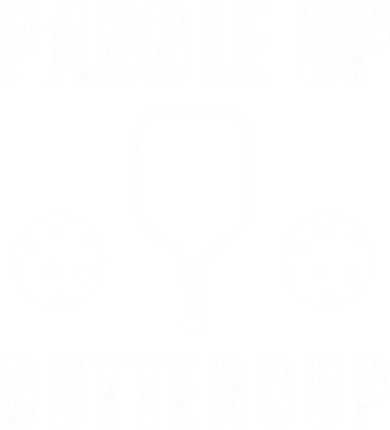 Pickleball Lover Funny Paddle Up Buttercup Gift Kids T-Shirt