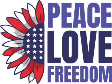 Peace Love Freedom Long Sleeve Shirt