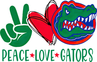 Peace Love Gator Cute Costume Animal Lover Alligator Toddler T-Shirt