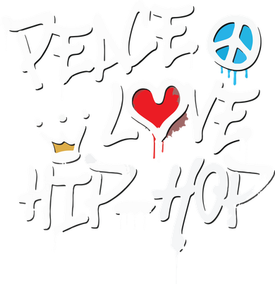 Peace Love Hip Hop Dancing Tumbler