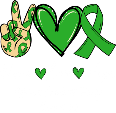 Peace Love Hope World Cerebral Palsy Awareness Day Ribbon Great Gift Kids Hoodie