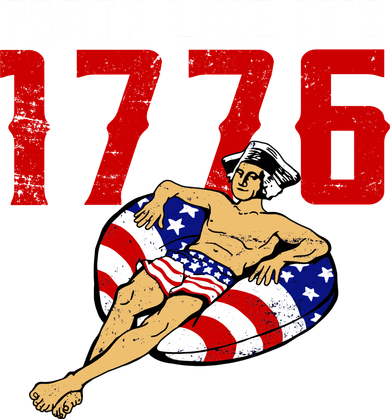 Party Like It's 1776 Patriotic George Washington Women's Tank Top
