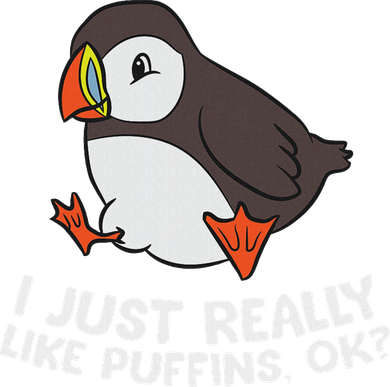 Puffin Lover I Just Really Like Puffins Ok Kids T-Shirt