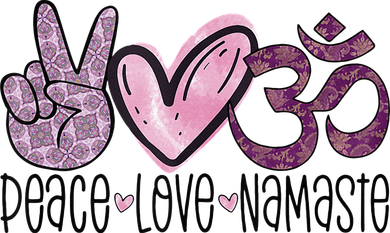 Peace Love Namaste OM Sign Mandala Hippie Yoga Lover Gift Toddler Hoodie