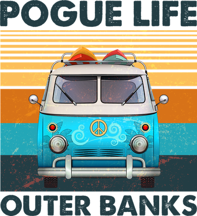 Vintage Pogue Life Outer Banks Surf Bus Baby Bodysuit