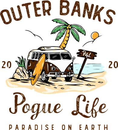 Pogue Life Paradise On Eart Women's Dry Zone Grid Polo