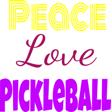 Peace Love Pickleball Tumbler