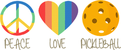 Peace Love Pickleball Toddler Hoodie