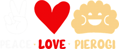 Peace Love Pierogi Pajama Set