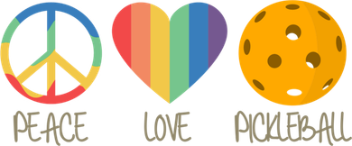 Peace Love Pickleball Gift Tumbler