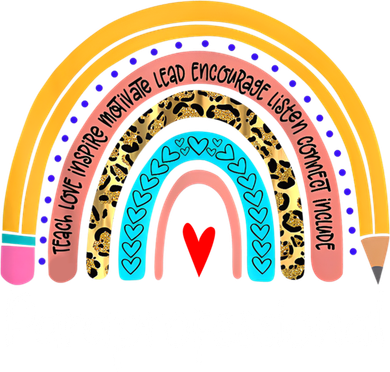 Paraprofessional Leopard Rainbow Back To School Paraeducator Cute Gift Mousepad