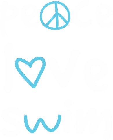 Peace Love Swim Cute Gift Swimmer Gift Love To Swim Tote Bag