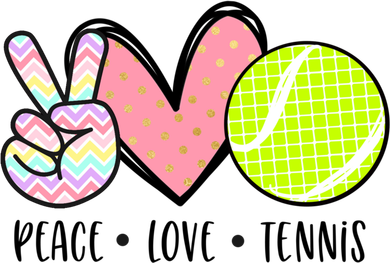 Peace Love Tennis Cute Design Teen Little Great Gift Tote Bag