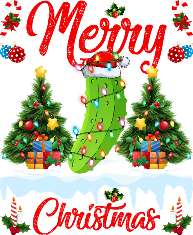 Pickle Lover Xmas Lighting Santa Hat Pickle Christmas Cool Gift Women's Long Sleeve Shirt