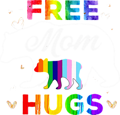 Pride Mama Bear Free Mom Hugs Women's T-Shirt
