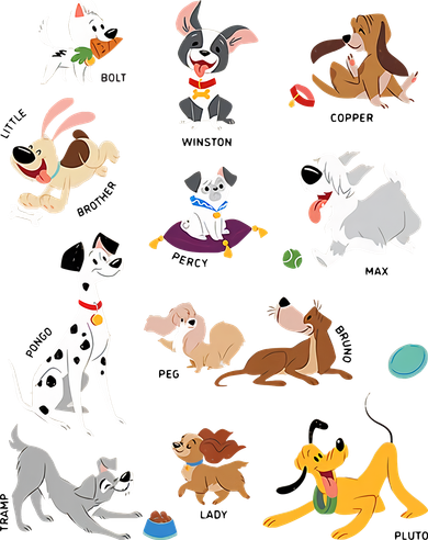 Pets Movie Dogs Group Jumble Dog Lover Cartoon Women's Sweatshirt