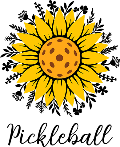 Pickleball Mother's Day Flower Cute Sunflower  Ornament