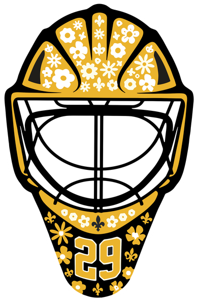 Penguins Marcandré Fleury Number 29 Flower Mask Bucket Hat