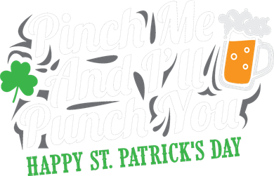 Pinch Me And I'll Punch You St Patrick's Day Ceramic Ornament
