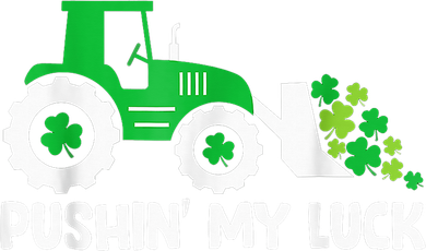 Pushing My Luck Tractor Truck St Patricks Day Coffee Mug