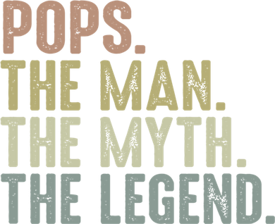 Pops Myth Legend Design Funny Fathers Day Pops Funny Gift Mousepad