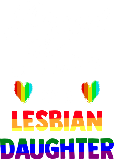 Proud Mom Of A Lesbian Daughter Lgbt Lgbtq Lesbian Support Gift Tote Bag
