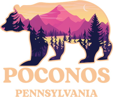 Poconos Mountains Pennsylvania Pa Bear Hiking Souvenirs Kids Sweatshirt