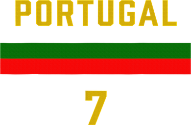 Portugal Number 7 Soccer Team Sports Portugue Tote Bag