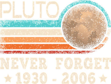 Pluto Never Forget Funny Planet Space Science Coaster
