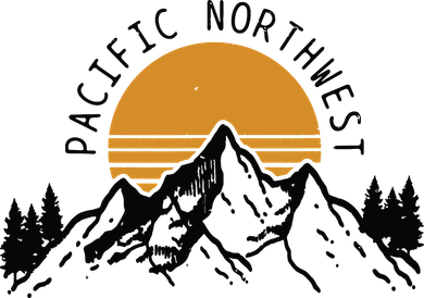 Pacific Northwest PNW Vintage Oregon Idaho Washington Gift Sweatshirt