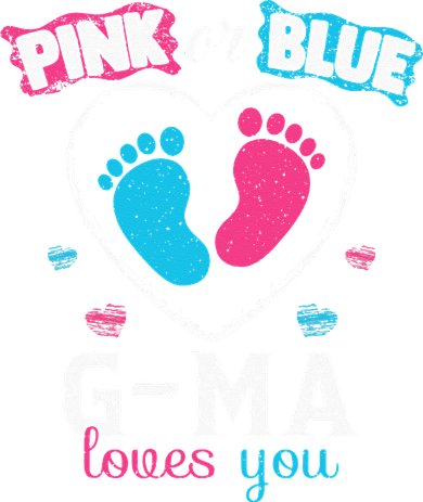 Pink Or Blue Gma Loves You Baby Gender Reveal Gma Coaster